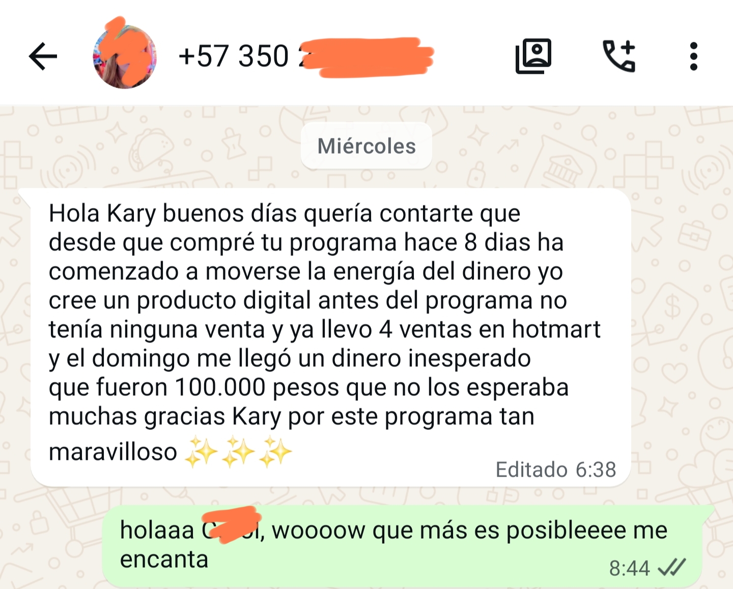 Testimonio Jale 777 — 4 ventas en Hotmart y dinero inesperado