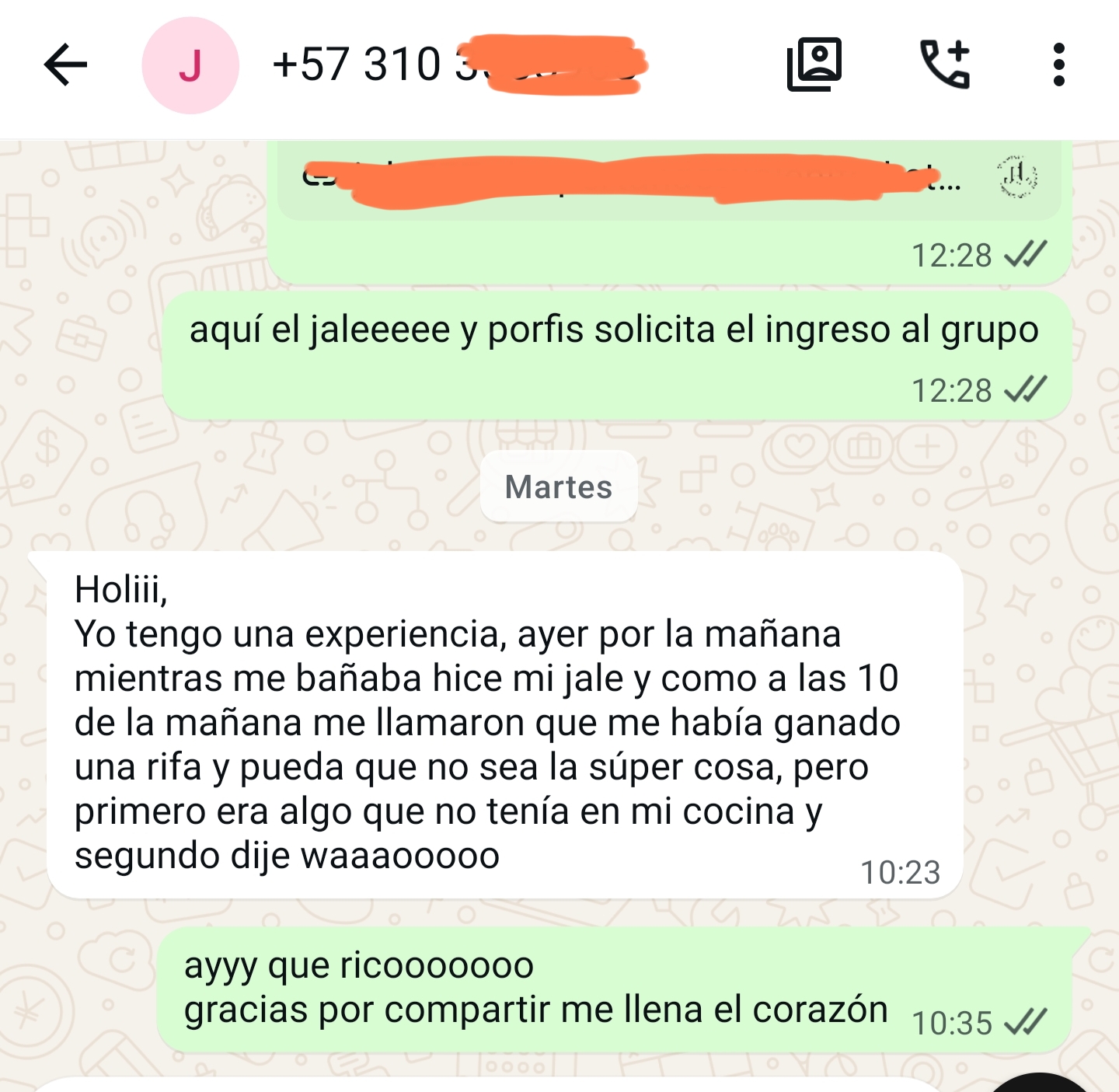 Testimonio Jale 777 — gané una rifa al hacer el jale