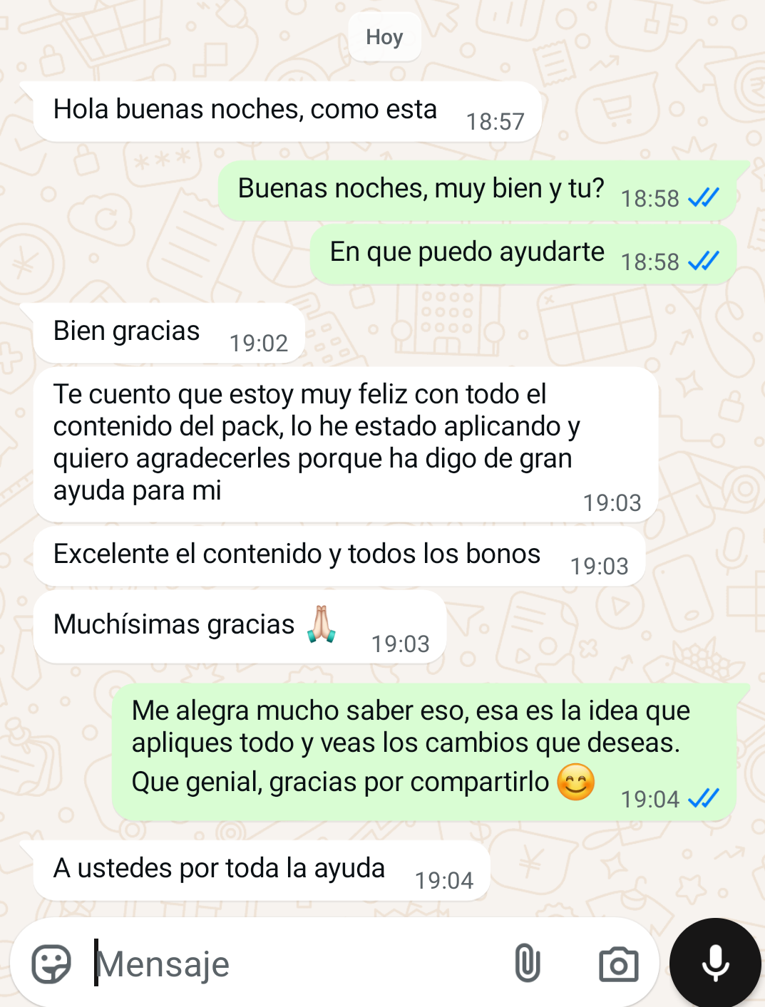 Testimonio: Excelente el contenido y todos los bonos